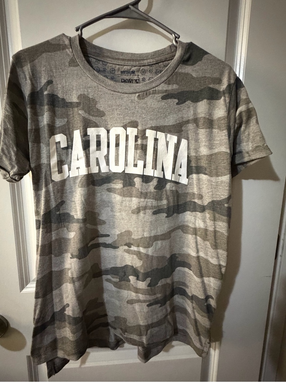 Carolina Camo Short Sleeve Tee - Olive/Gray